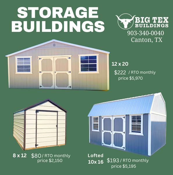 rent to own wooden sheds graphic