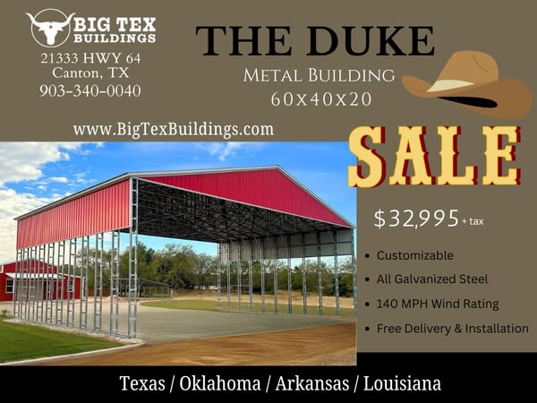 graphic highlighting the deal on The Duke metal structure
