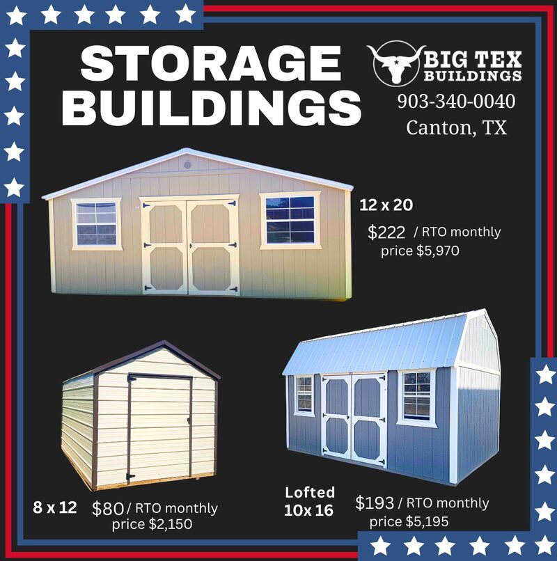 rent to own storage buildings