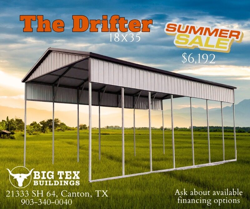 graphic for the drifter metal building cover